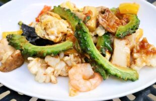 2026 06 25 stir fried happosai with bitter melon spicy eggs toranoko